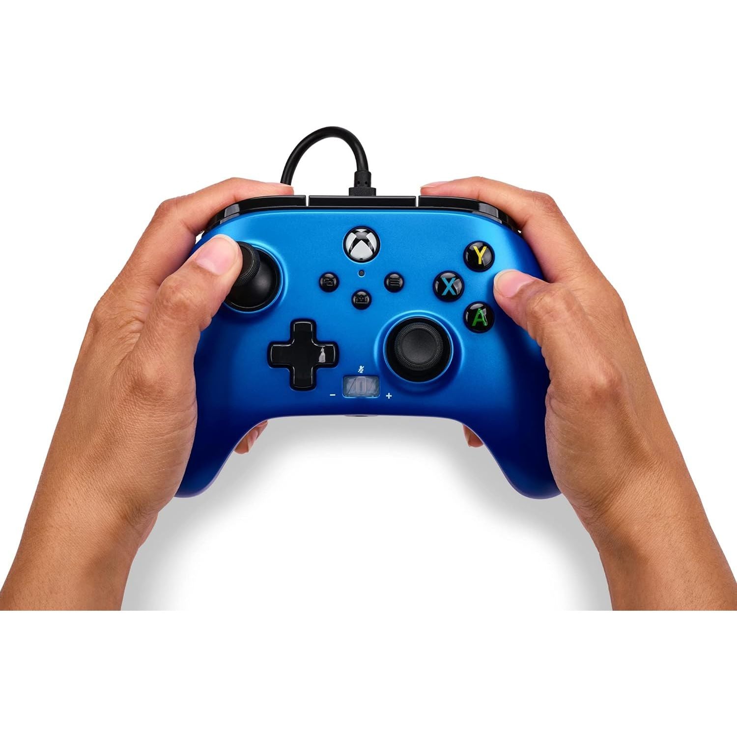 PowerA Enhanced Wired Controller for Xbox Series X|S, Wired Video Game Controller, Gamepad for Xbox X and S, Officially Licenced by Xbox, 2 Years Manufacturer Warranty- Sapphire Fade - 2